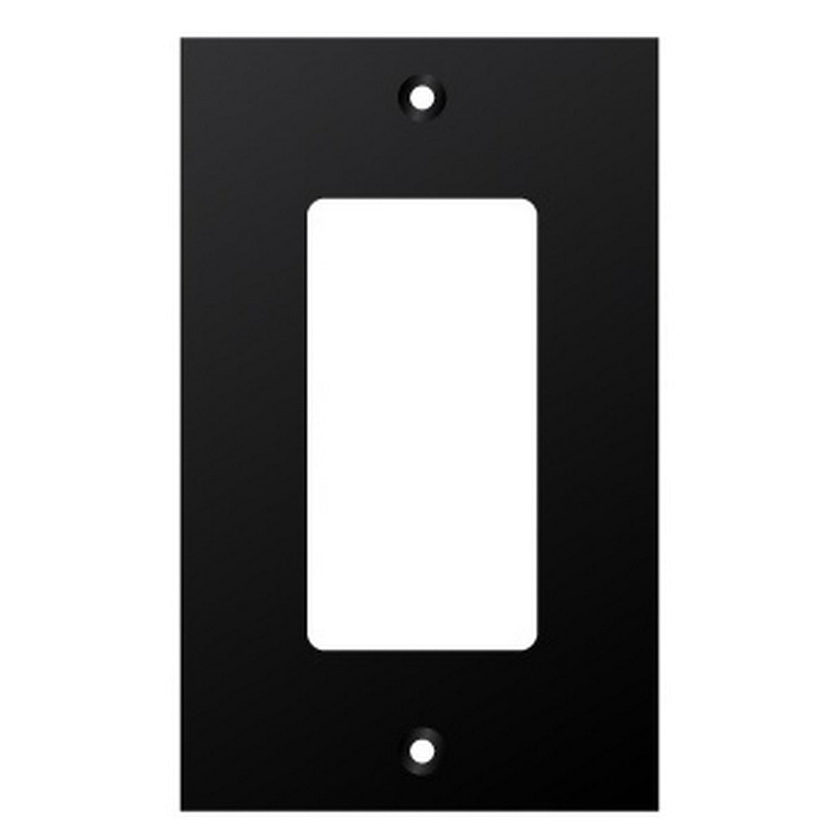 Ace Backstage Co. WP-107 Decora Single Gang Aluminum Wall Panel Black