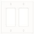 Ace Backstage Co. WP-217 Decora Double Gang Aluminum Wall Panel White