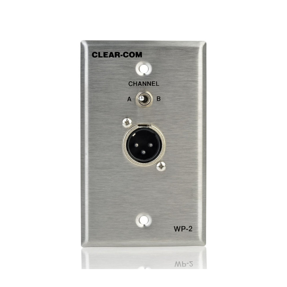 Clear-Com WP-2 2 Channel Selectable Intercom Wall Outlet Plate