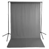 Savage 5 x 9-Foot Wrinkle-Resistant Polyester Background Economy Stand Kit, Gray