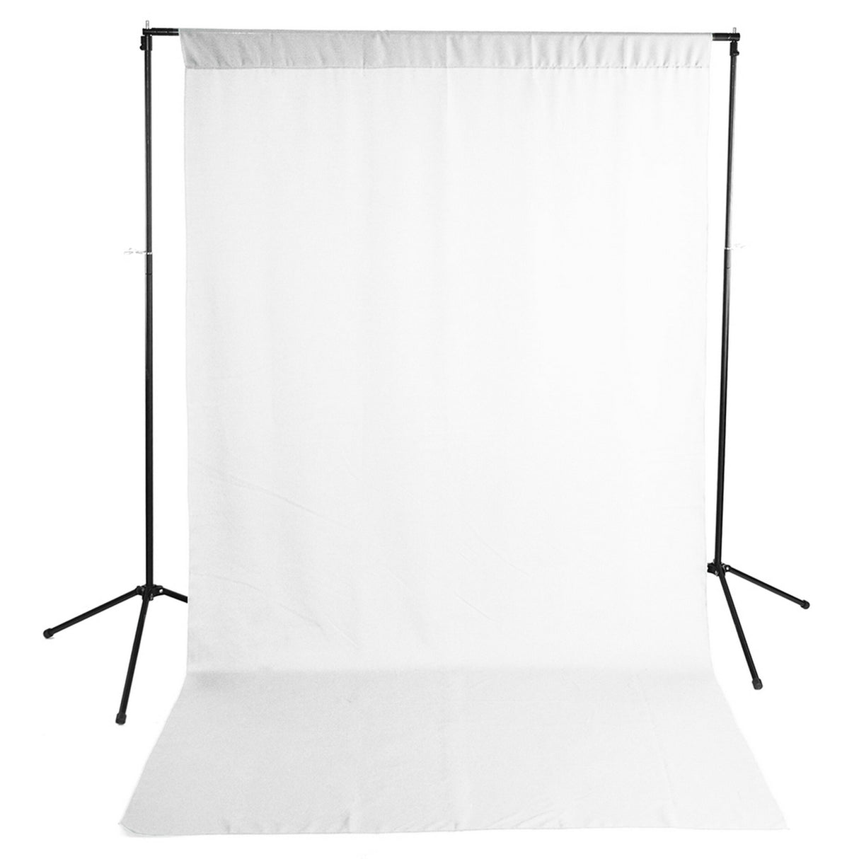 Savage 5 x 9-Foot Wrinkle-Resistant Polyester Background Economy Stand Kit, White