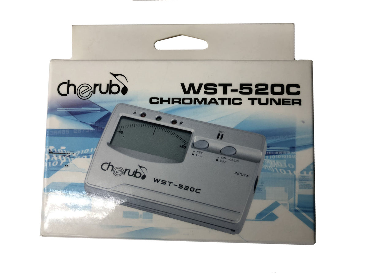 Cherub WST-520C | Chromatic Tuner for Wind Instruments with Built In Microphone