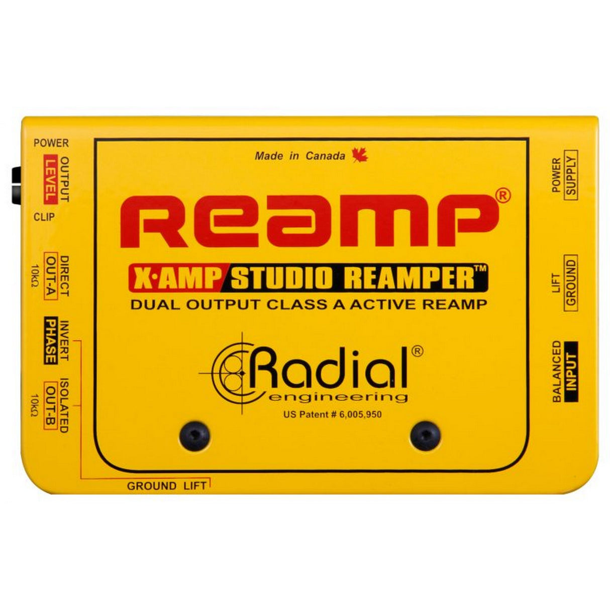 Radial X-Amp Two Input Active Reamper