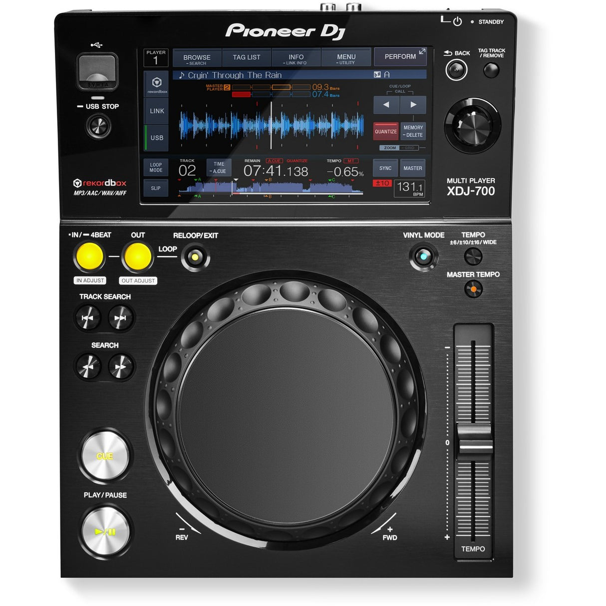 Pioneer XDJ-700 | LCD Touch Screen Compact Media Digital Player Deck