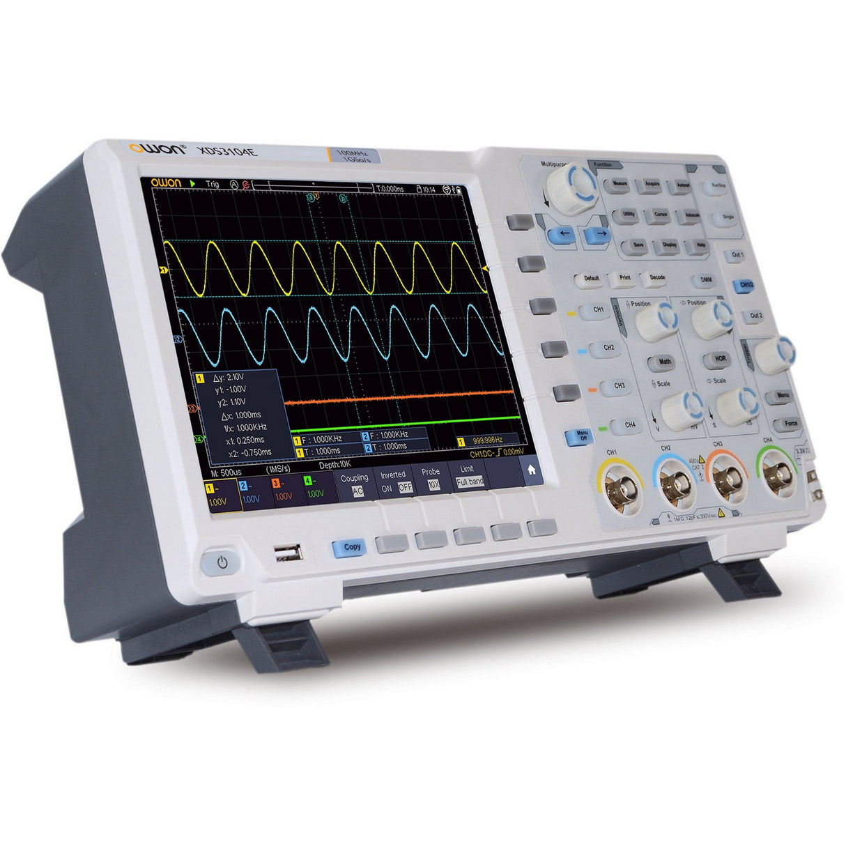 Owon XDS3104AE 4-Channel Digital Storage Oscilloscope