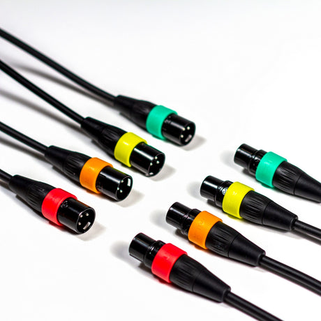 Zoom XLR-4c/CP Microphone Cables with Color ID Rings