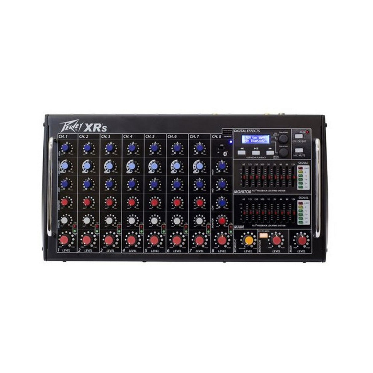 Peavey XR-S Powered Mixer with 8 Channels and 1000 Watts