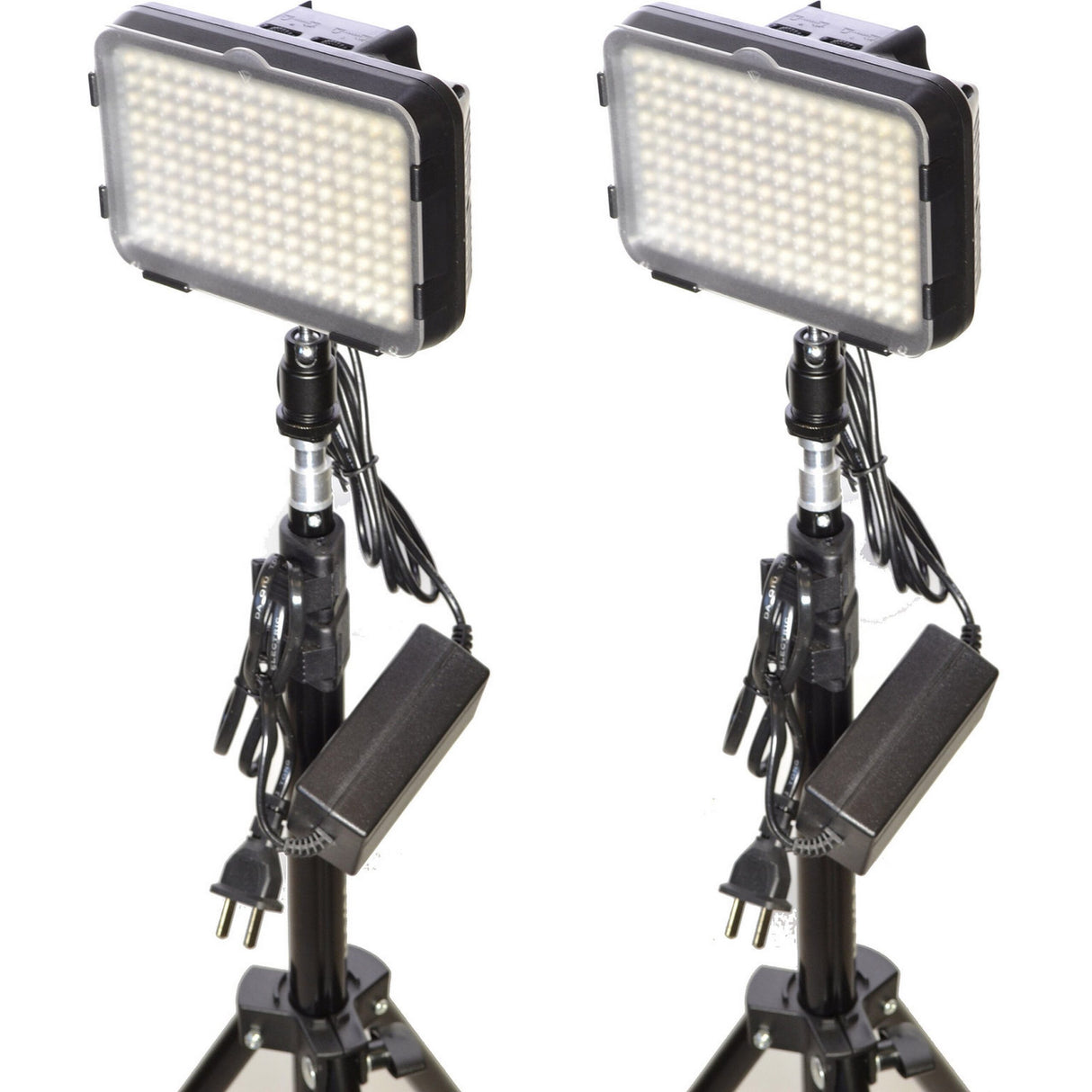 Bescor XT160K Dual Bi-Color LED On-Camera Light Studio Kit