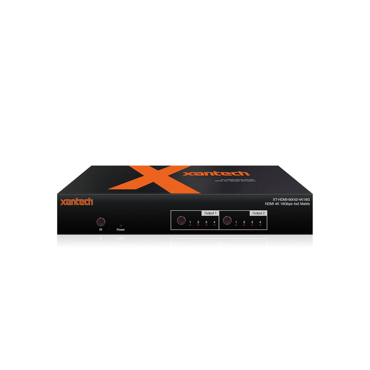 Xantech XT-HDMI-MX42-4K18G HDMI 2.0 4 x 2 Matrix with Audio Breakout and EDID Management