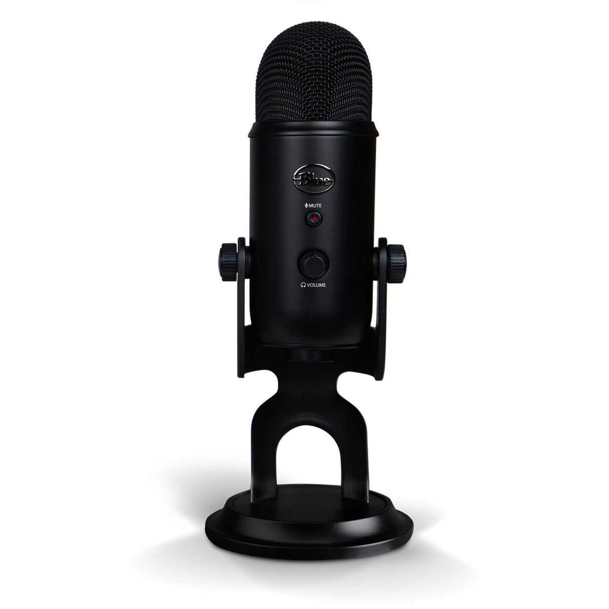 Blue Microphones Yeti Blackout Professional Multi-Pattern USB Microphone for Recording and Streaming
