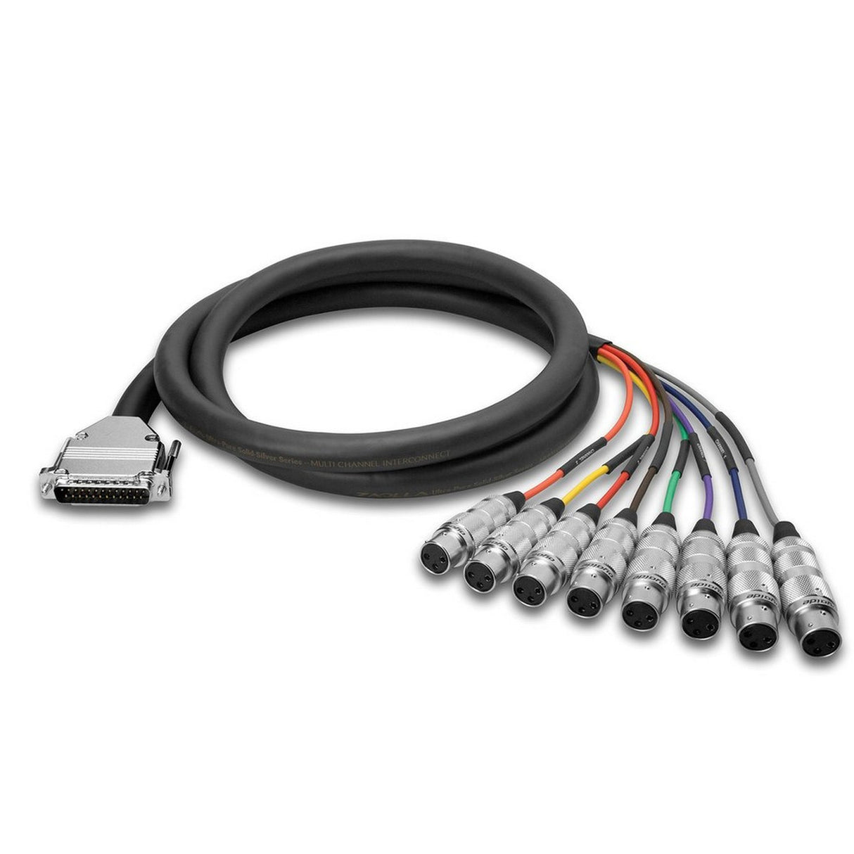 Zaolla ZDX-815F | 15 Foot 8-Channel Snake Oyaide XLR3F to Amphenol DB25 Cable