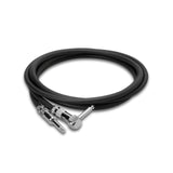 Zaolla ZGT-025R 25 Foot Guitar Oyaide Straight to Right Angle Cable - accessories