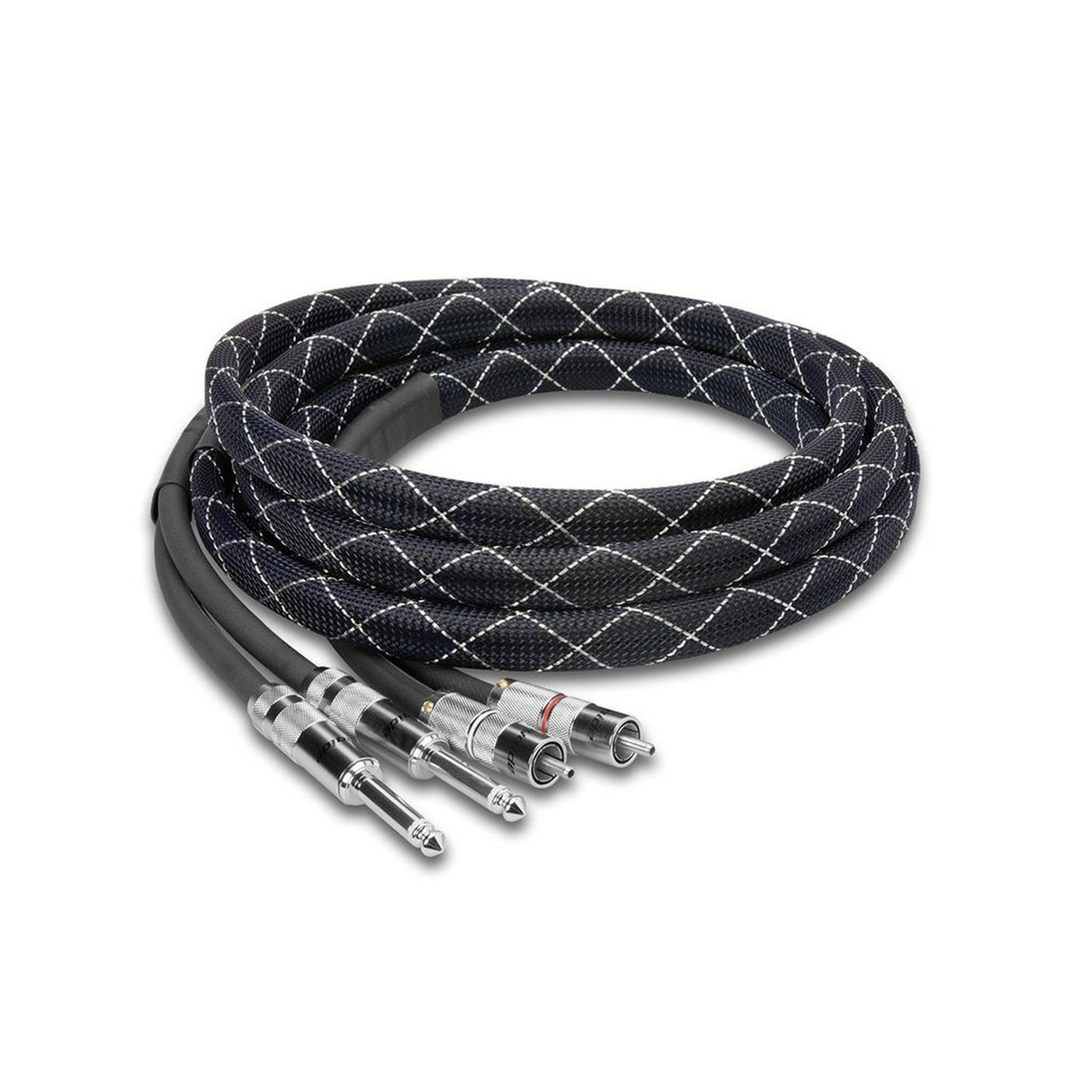 Zaolla ZPR-203 | 3 Foot Dual Interconnect Oyaide 1/4 in TS to RCA Cable
