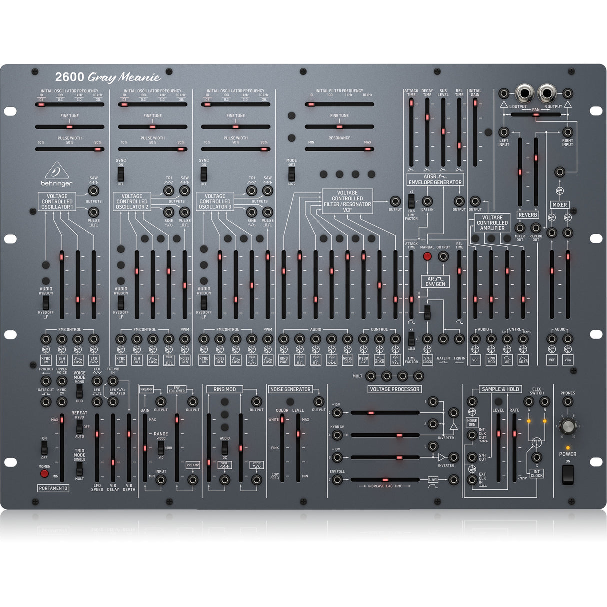 Behringer 2600 Gray Meanie Semi Modular Analog Synthesizer
