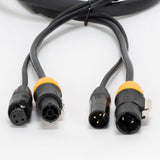 Accu Cable AC3PTRUE6 6-Foot Female to Male 3-Pin DMX/Locking Power Link Cable