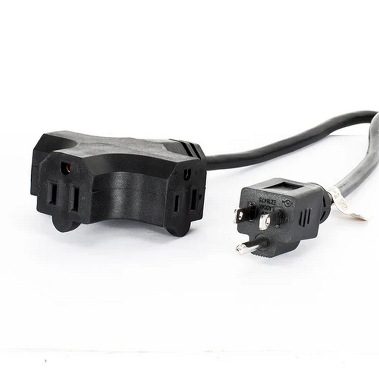 Accu Cable EC1233FER50 12 Gauge Extension Cord with Triple Edison Outlets, 50-Feet