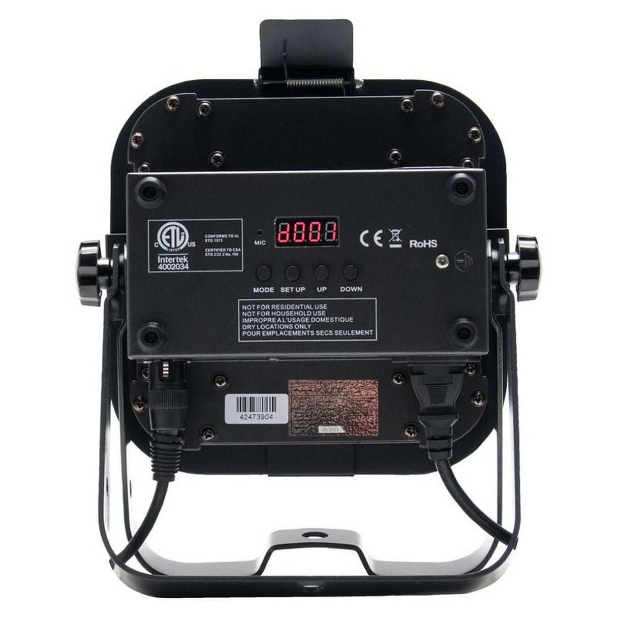 ADJ FLAT PAR TRI7XS 21W LED Par with TRI LEDs (Used)