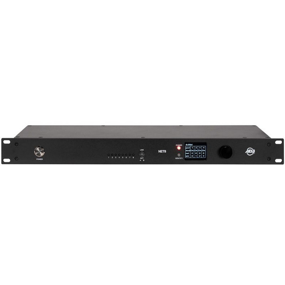 ADJ NET 8, 4-port DMX over Ethernet Node with Wired Digital Communication Network