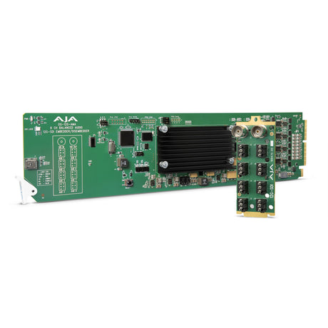 AJA OG-12G-AMA openGear 12G-SDI Analog Audio Embedder/Disembedder with Rear Module