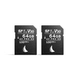 Angelbird AV PRO SD V30 Memory Card for Fujifilm, 2 Matched Pack