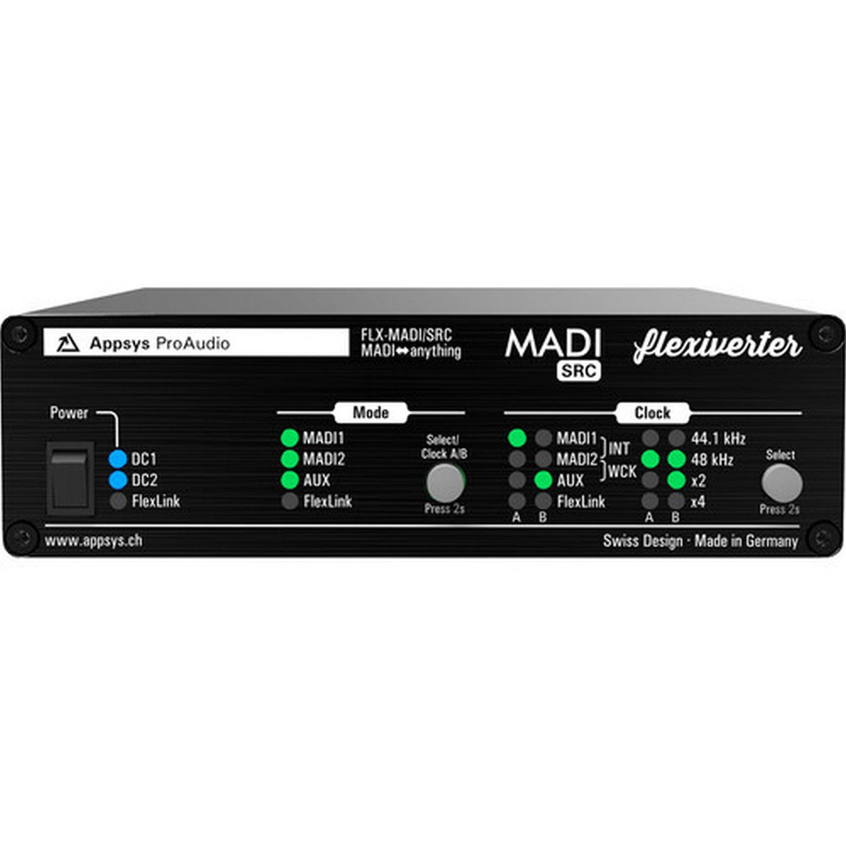 Appsys ProAudio Flexiverter FLX-MADI/SRC-SFP MADI Converter with SRC