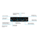 Atlona AT-OME-MH21 2-Input Switcher for HDMI and USB-C with USB Hub