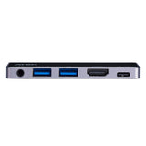 ATEN UH3238 USB-C Travel Dock with Power Pass-Through