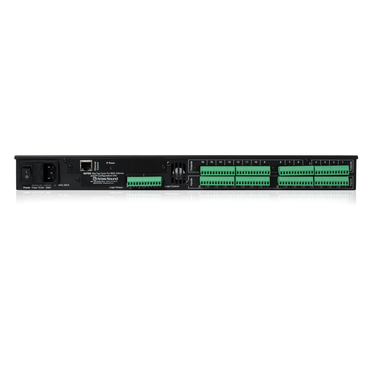 AtlasIED 16x16 I/O Breakout Boxes for BlueBridge DSP Systems