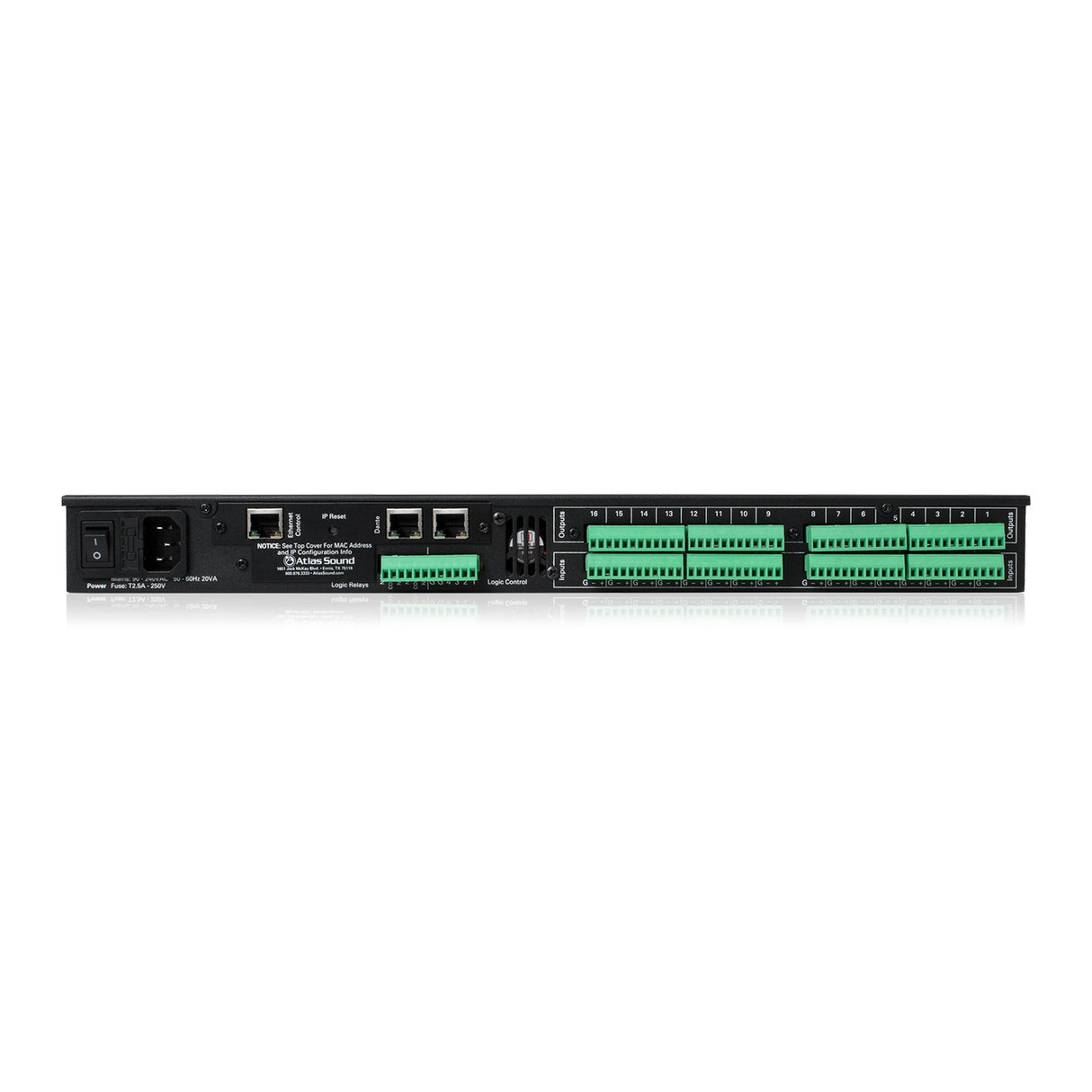 AtlasIED 16x16 I/O Breakout Boxes for BlueBridge DSP Systems