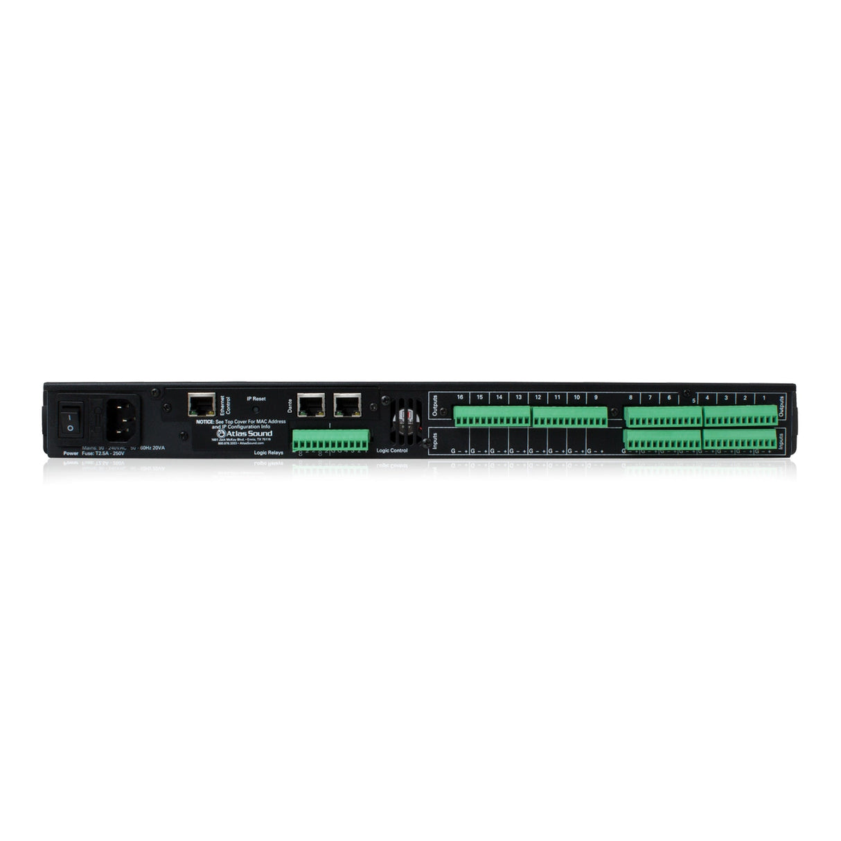 AtlasIED 8x16 I/O Breakout Boxes for BlueBridge DSP Systems