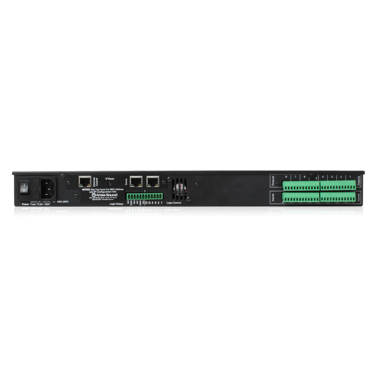 AtlasIED 8x8 I/O Breakout Boxes for BlueBridge DSP Systems