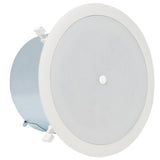 AtlasIED FAP62T 6-Inch Coaxial In-Ceiling Speakers with 32W Transformer, Pair