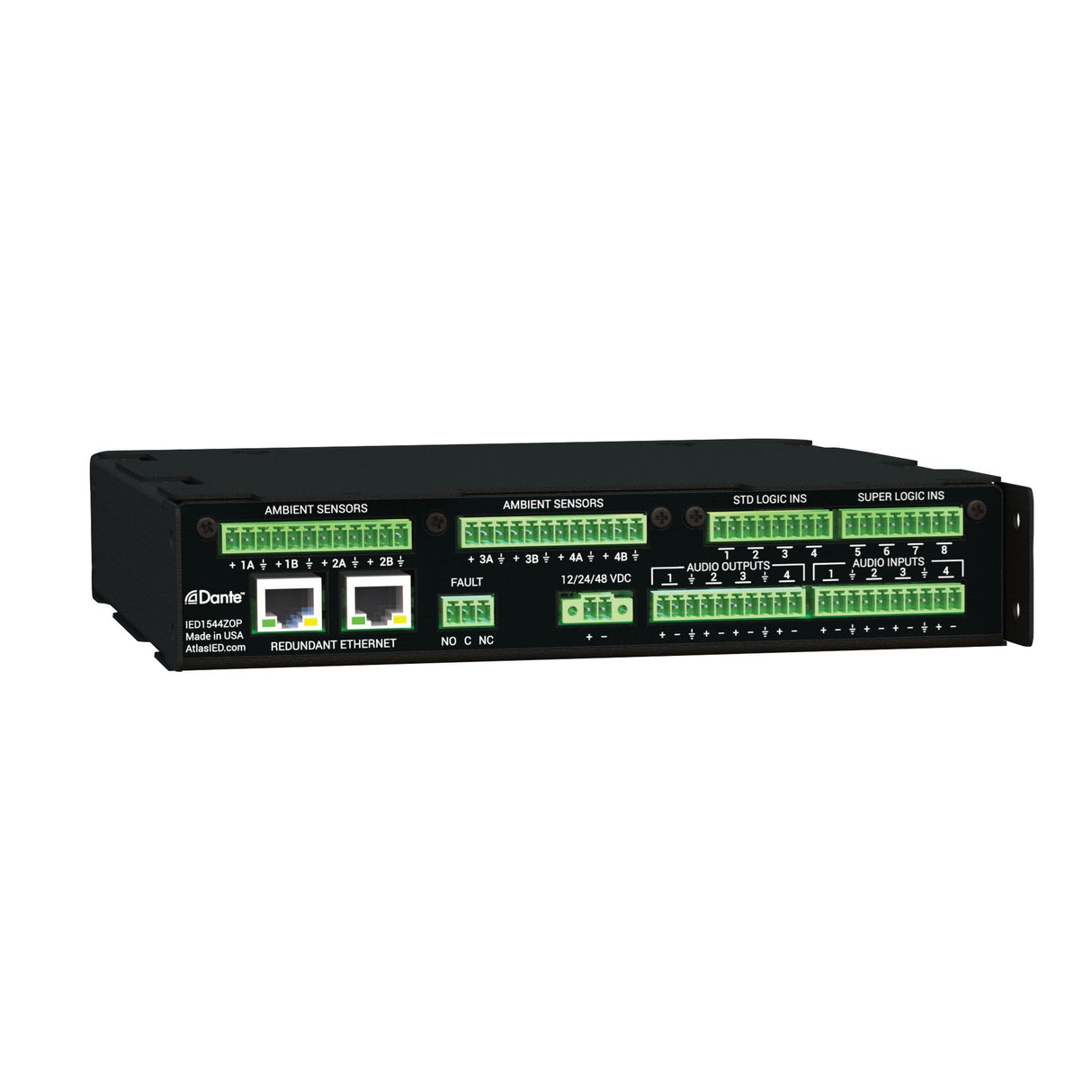 AtlasIED 1544ZOP Zone Output Processor with Dante and Ambient Noise EQ