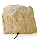 AtlasIED ROCKFA62T‑BR 6-Inch Landscape Horn Speaker, Natural Brown Granite Finish