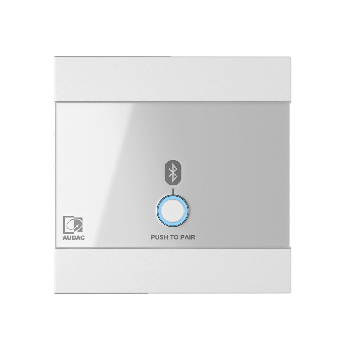 Audac WP220 Universal Wall Panel with Bluetooth Receiver Input, 80 x 80 mm