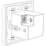 AuviTran AV-WALL-DT4i 2-XLR Mic and Stereo Mini Jack Inputs to Dante with Local Gain Control