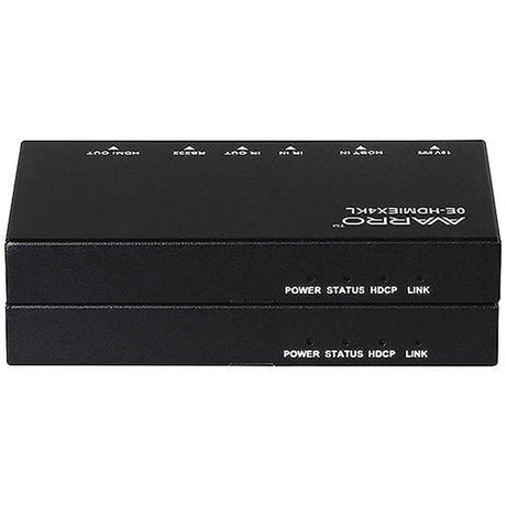 AVARRO 0E-HDMIEX4KL 4K 60hz HDBT PoE/HDCP 2.2 Extender, Black
