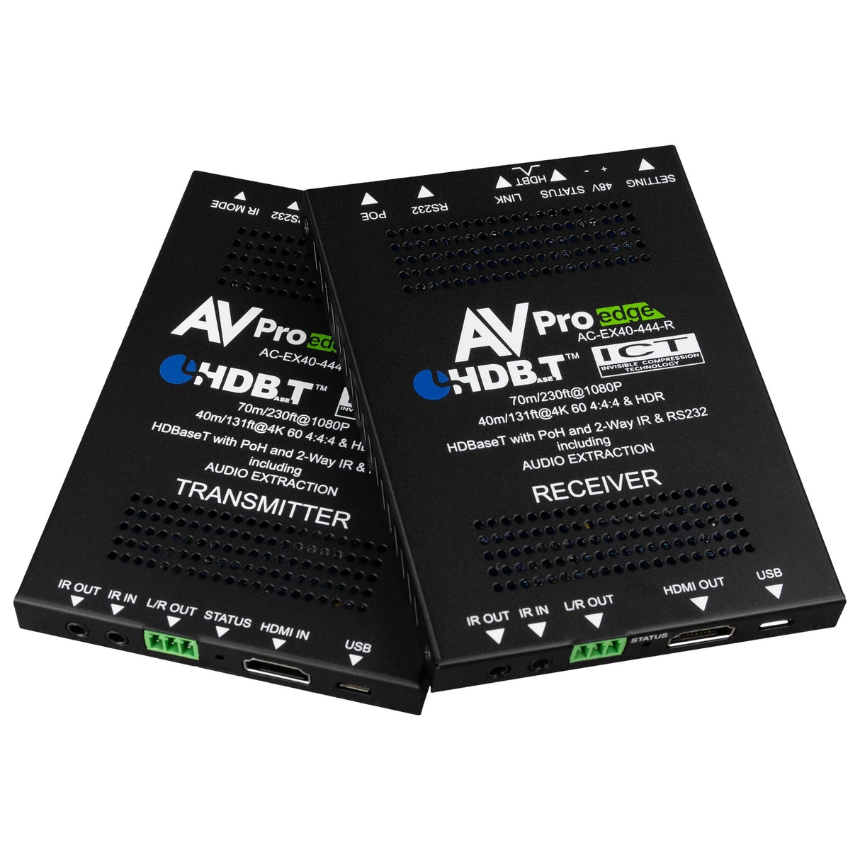 AVPro Edge AC-EX40-444-KIT 40M 18Gbps HDBaseT Extender Kit