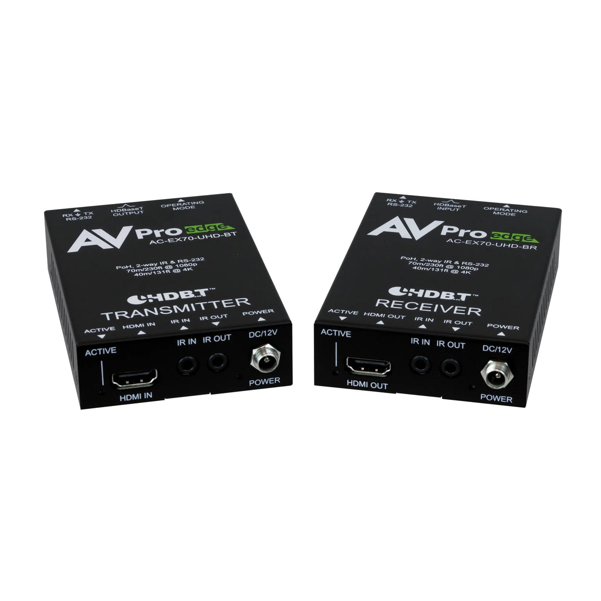 AVPro Edge AC-EX70-UHD-BKT 70M 10Gbps Basic HDBaseT Extender Kit