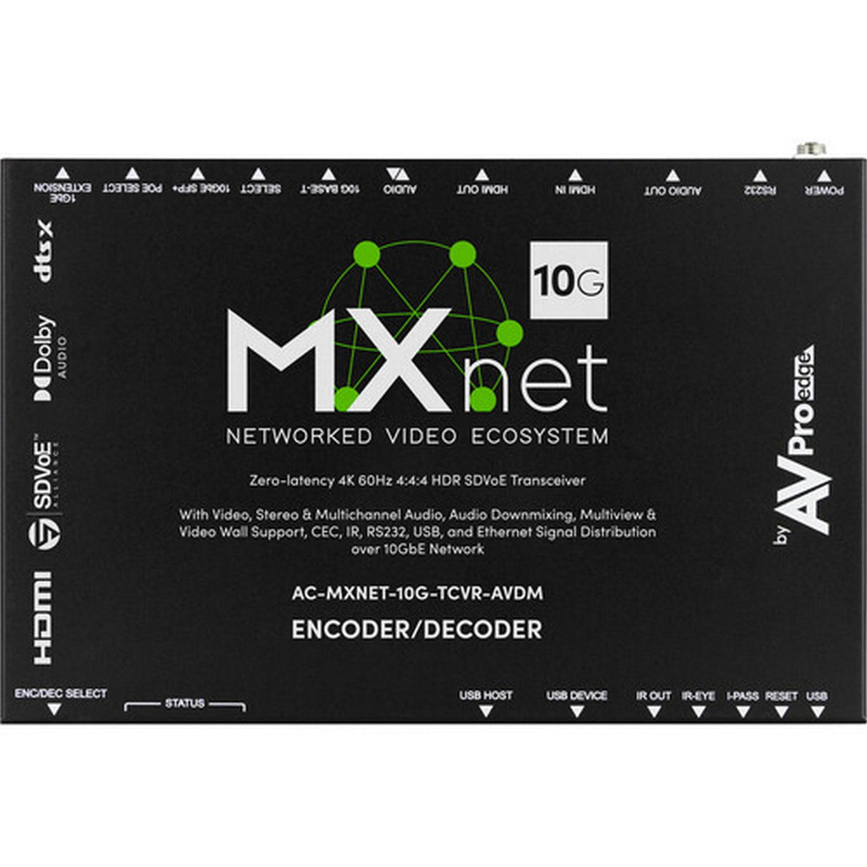 AVPro Edge MXNet 10G SDVoE Transceiver