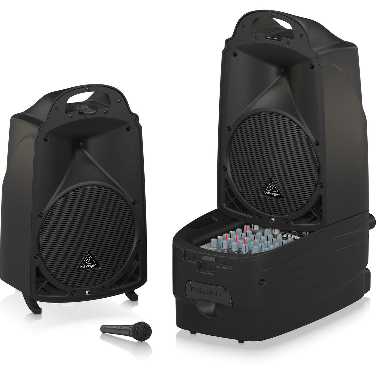 Behringer Europort PPA2000BT Ultra-Compact 2000W 8-Channel Portable PA System with Bluetooth