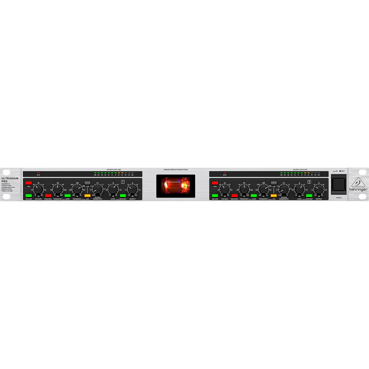 Behringer MIC2200 V2 2-Channel Tube Microphone Preamplifier
