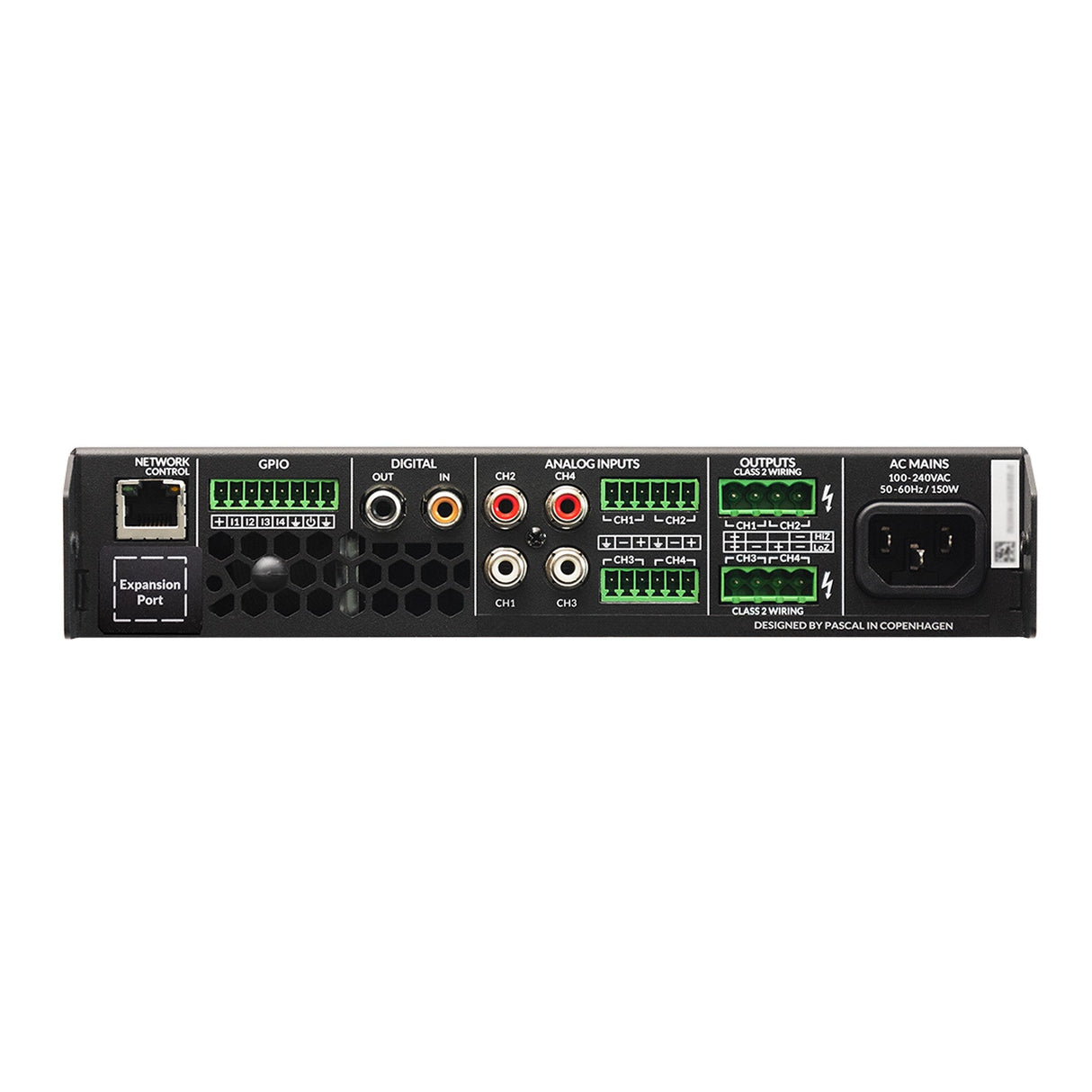 Blaze Audio PowerZone Connect 504 1U Series 500W 4-Channel DSP Amplifier