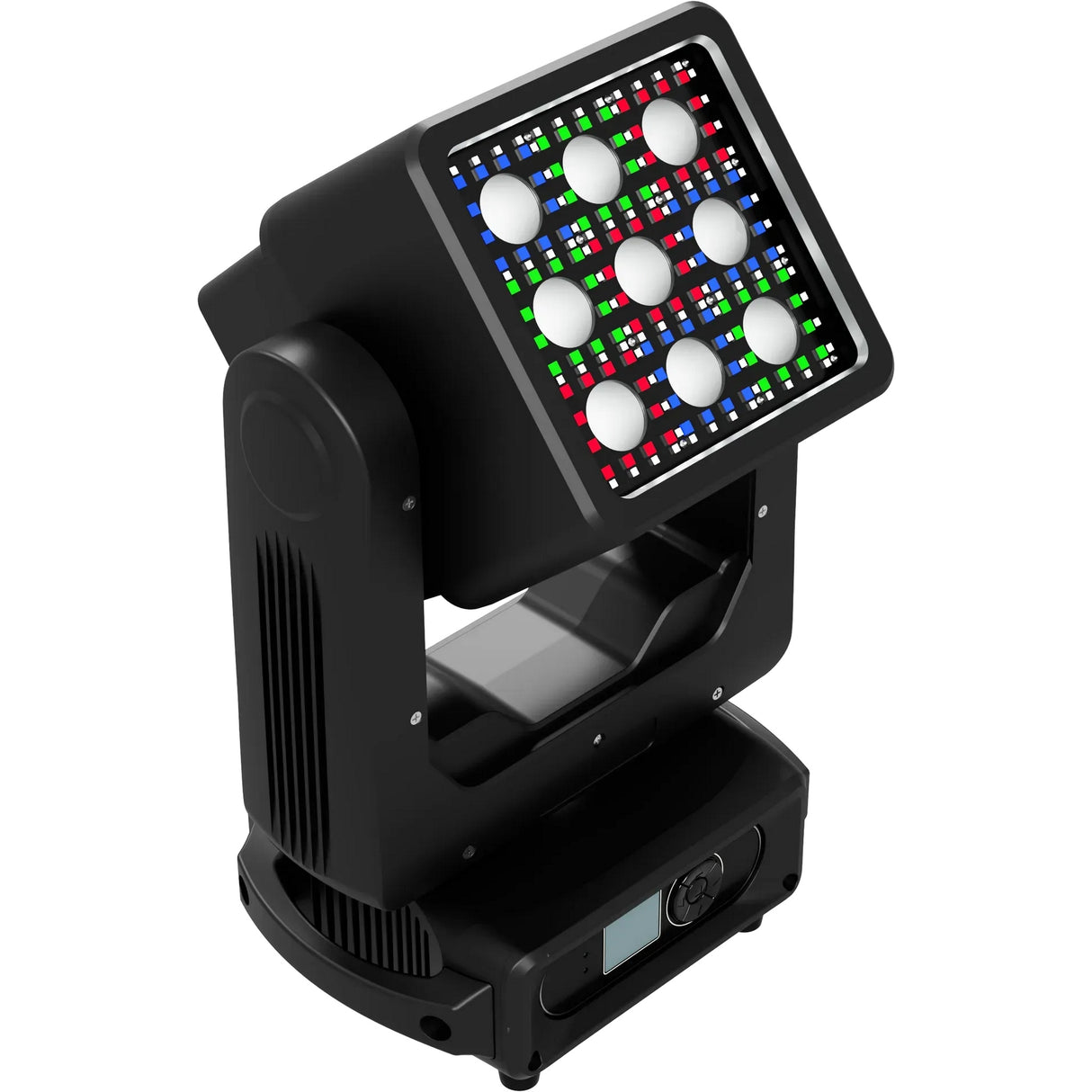 Blizzard Lighting Switchblade Flip Dual-Faced RGBW Hybrid Moving Head with Infinite Pan and Tilt