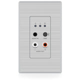 Blustream DA11ABL-WP Dante 2+2 Bluetooth Wall Plate, Single Gang