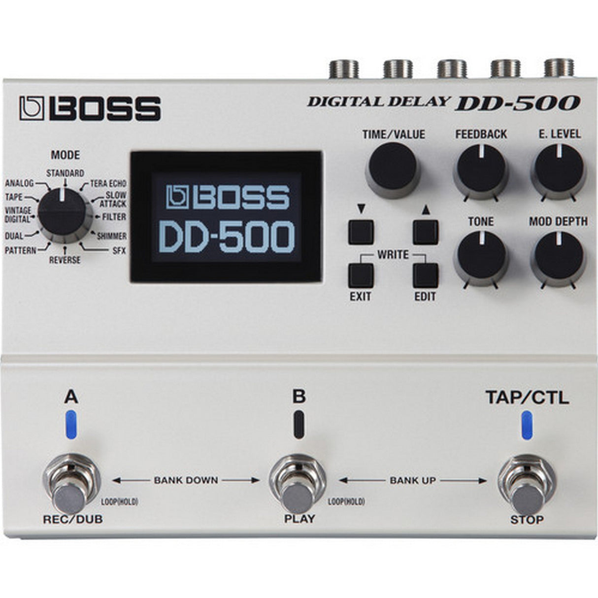 BOSS DD-500 Digital Delay Pedal with 12 Delay Modes