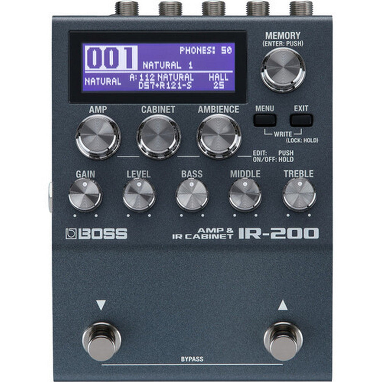 BOSS IR-200 Amp & IR Cabinet Simulator Pedal