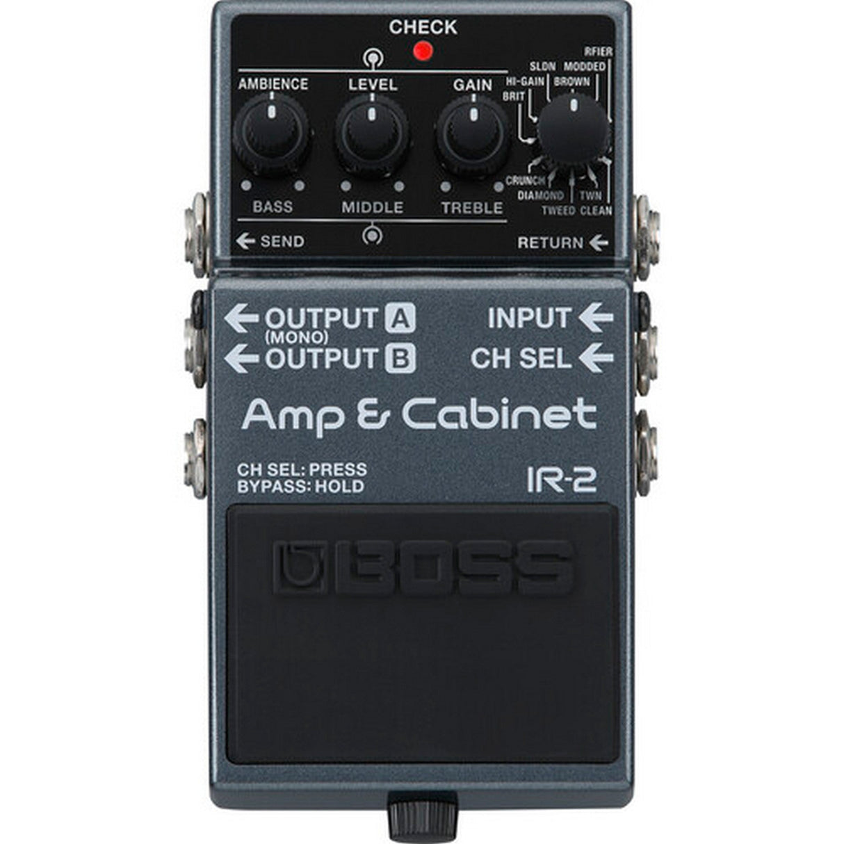 BOSS IR-2 Amp & Cabinet Simulator Pedal with IR Loader