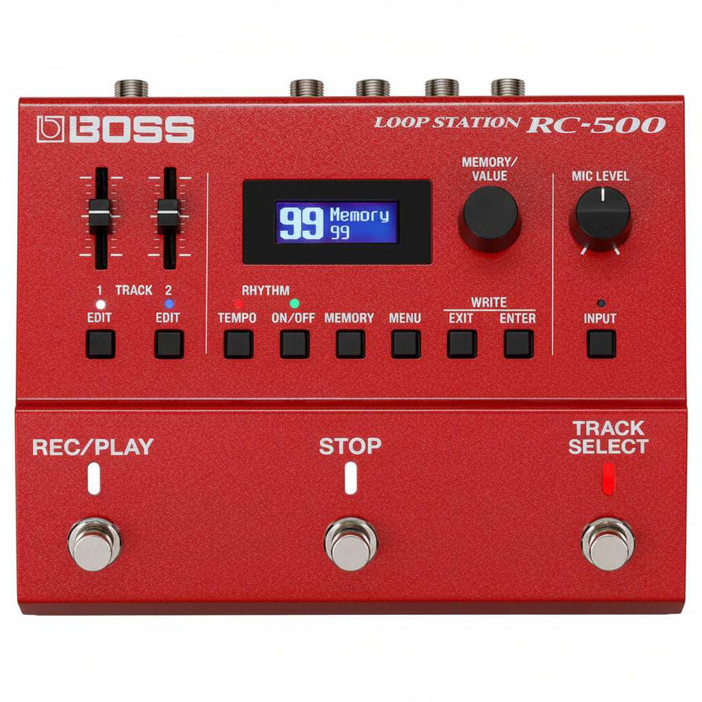 BOSS RC-500 Loop Station Dual-Track Looper Pedal