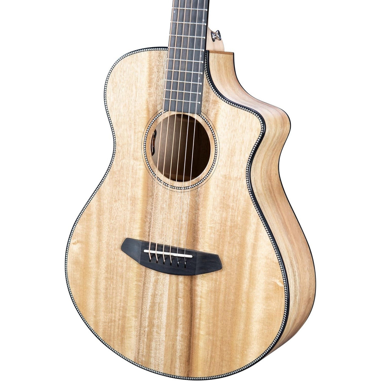 Breedlove Oregon Companion CE Acoustic Electric Guitar, Gloss/Natural Myrtlewood Finish